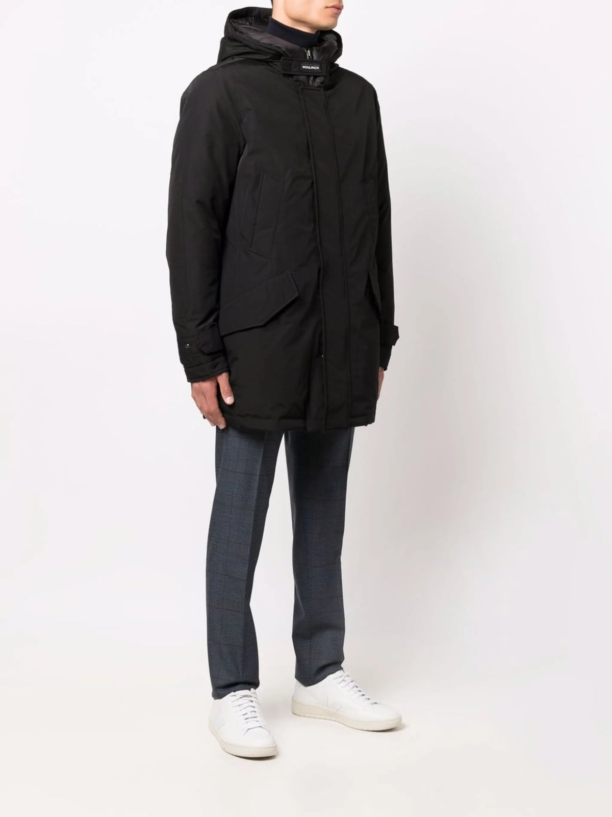 POLAR HIGH COLLAR PARKA BLACK