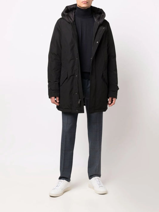 POLAR HIGH COLLAR PARKA BLACK