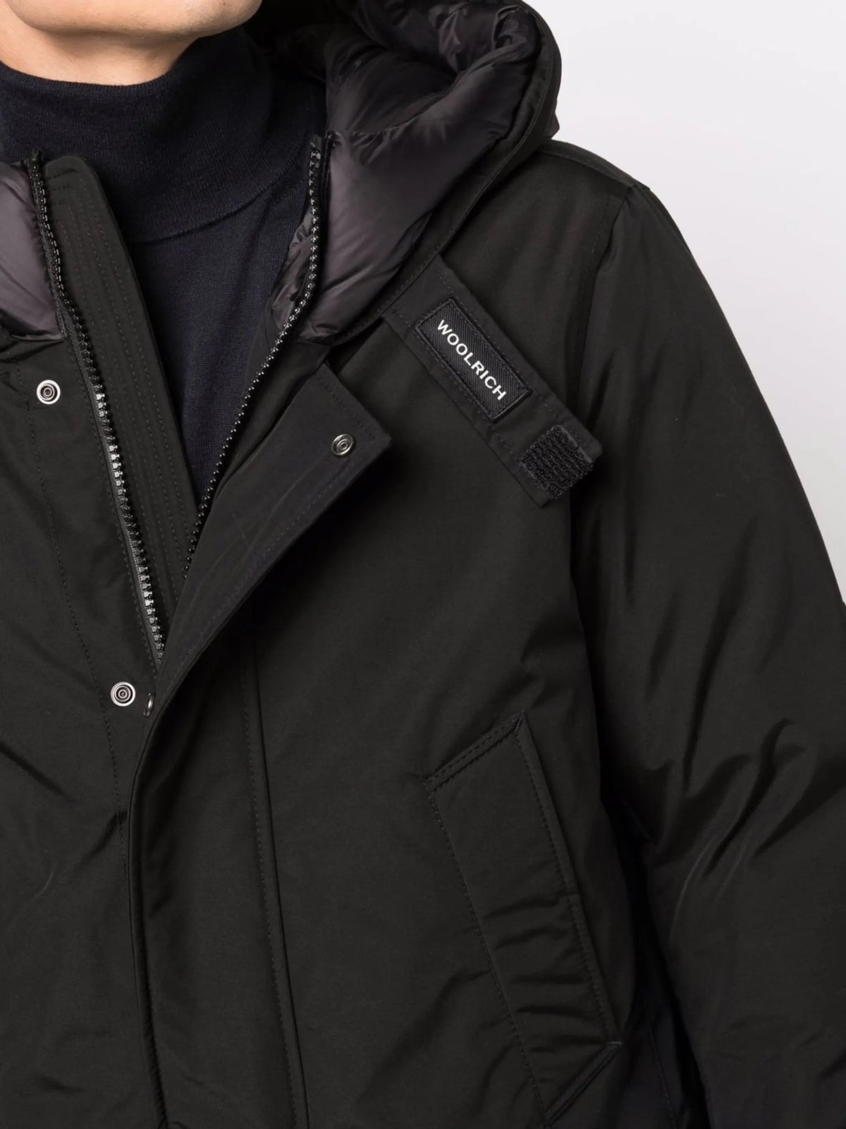 POLAR HIGH COLLAR PARKA BLACK