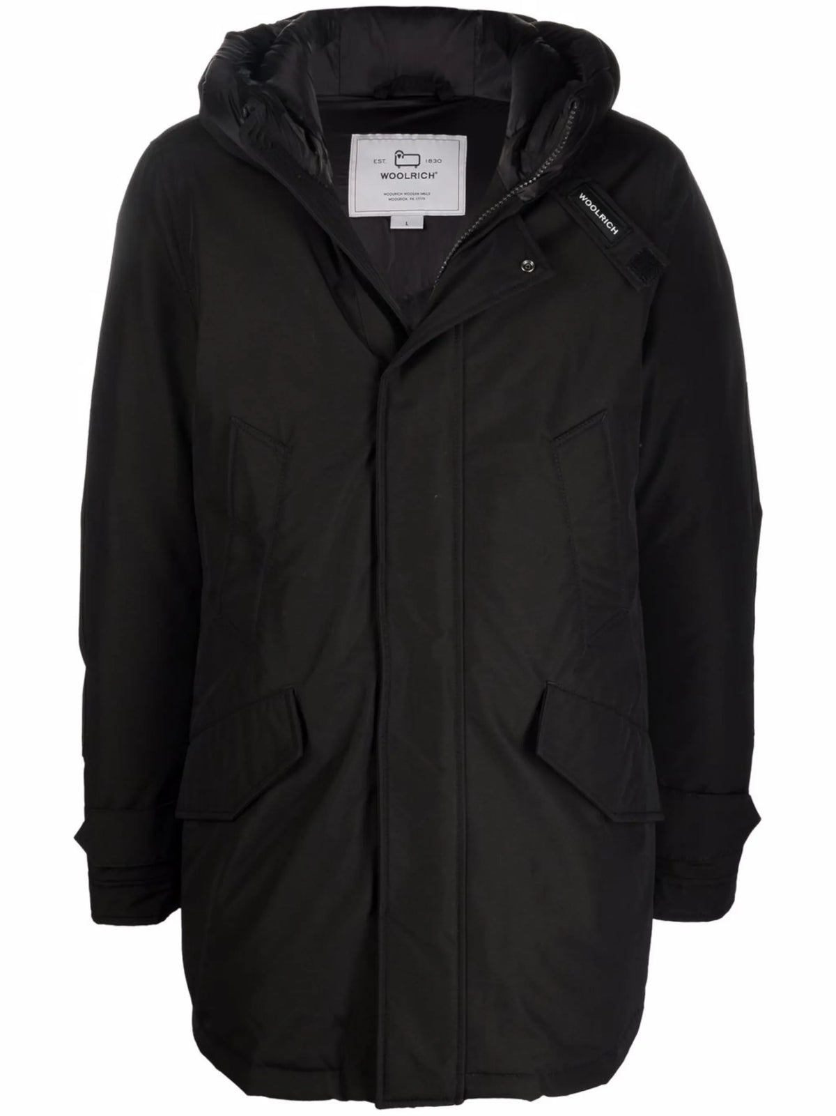 POLAR HIGH COLLAR PARKA BLACK