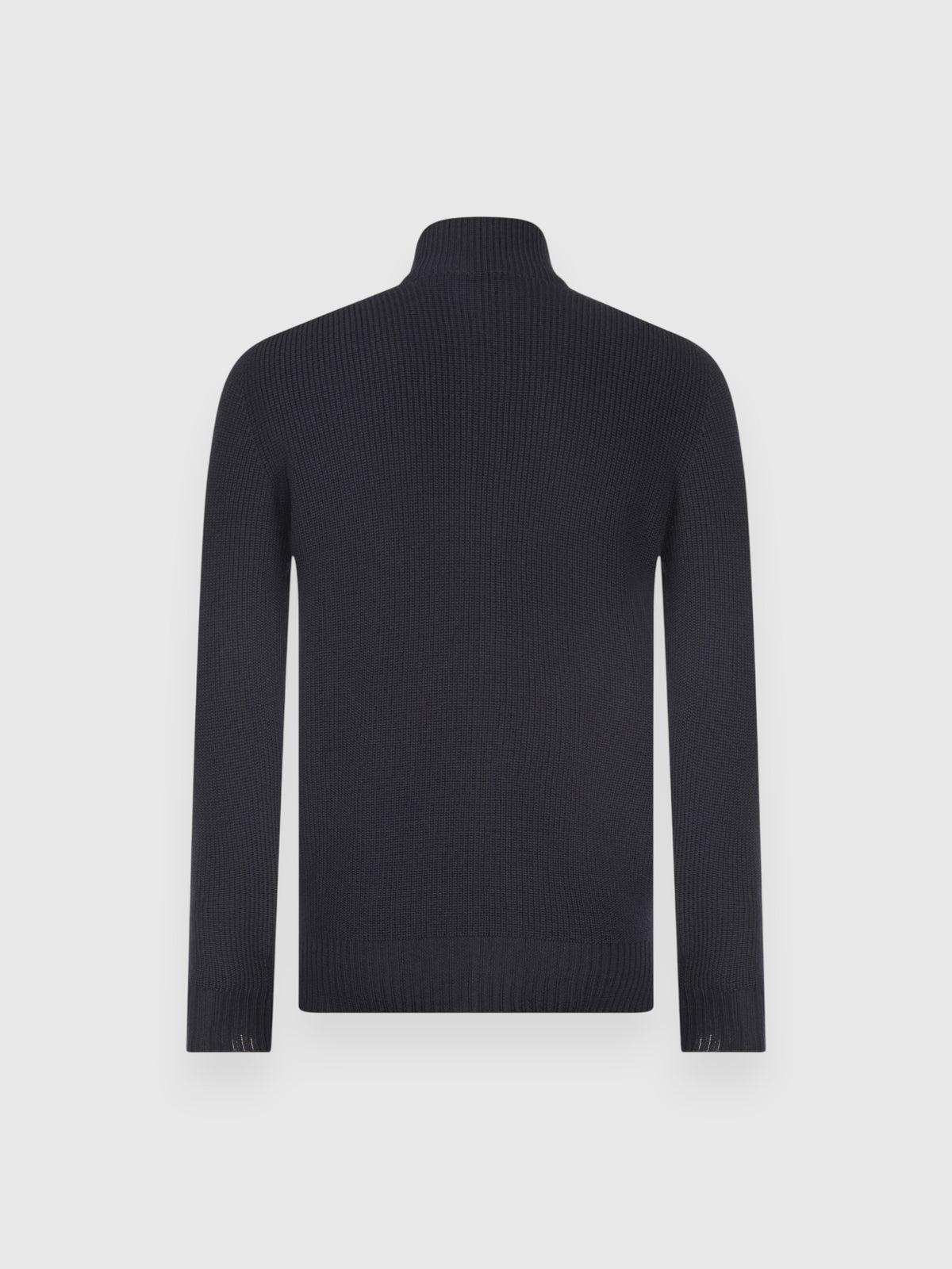 Rain wool full zip blue navy