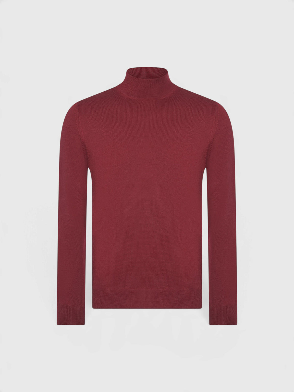 Mock merinos wool Bordeaux Red