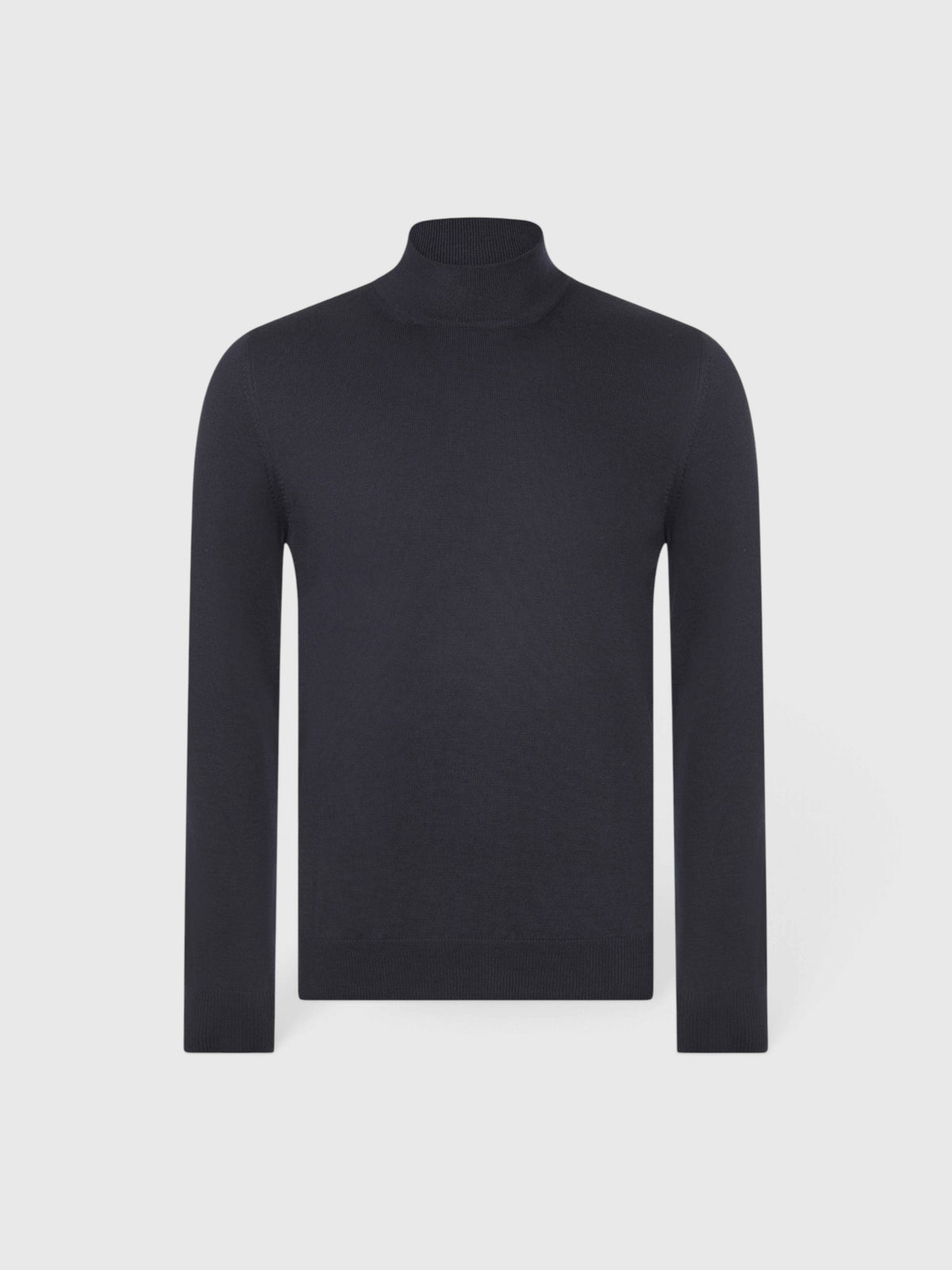 Mock merinos wool Navy Blue