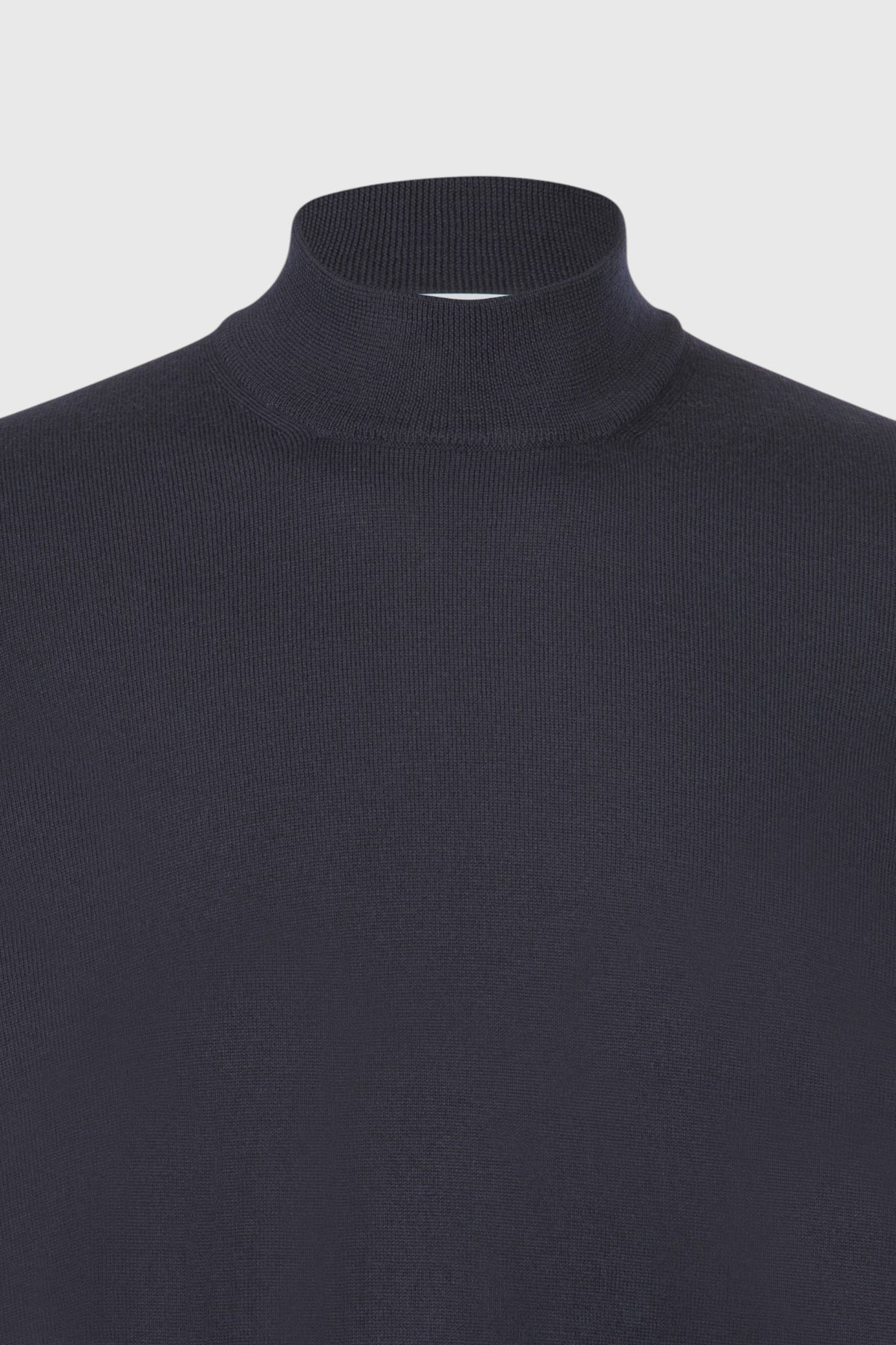 Mock merinos wool Navy Blue