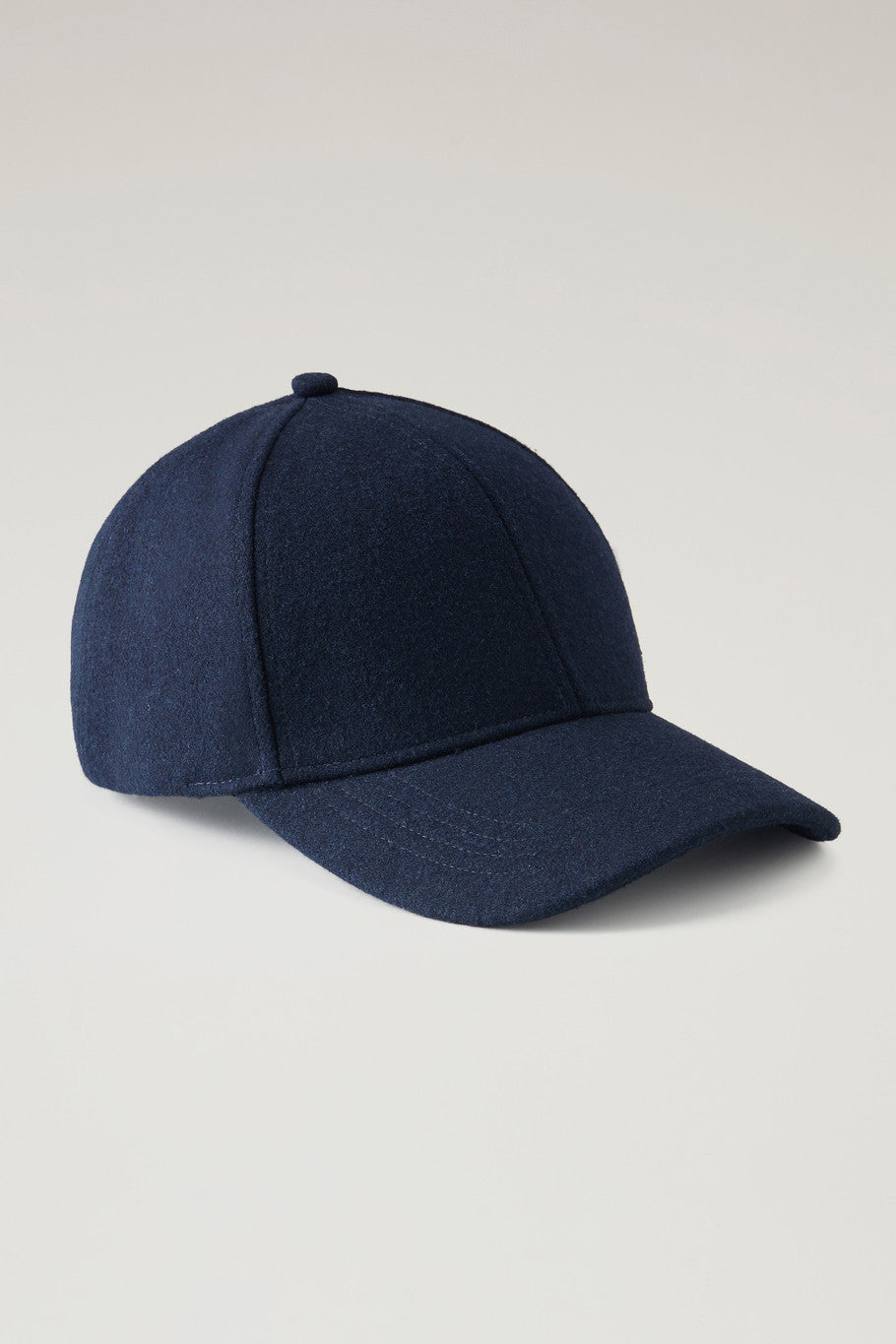 Woolrich Baseballkappe aus einer Wollmischung Melton Blue