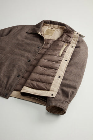 WOOL KEATING SHIRT JACKET FALCON
