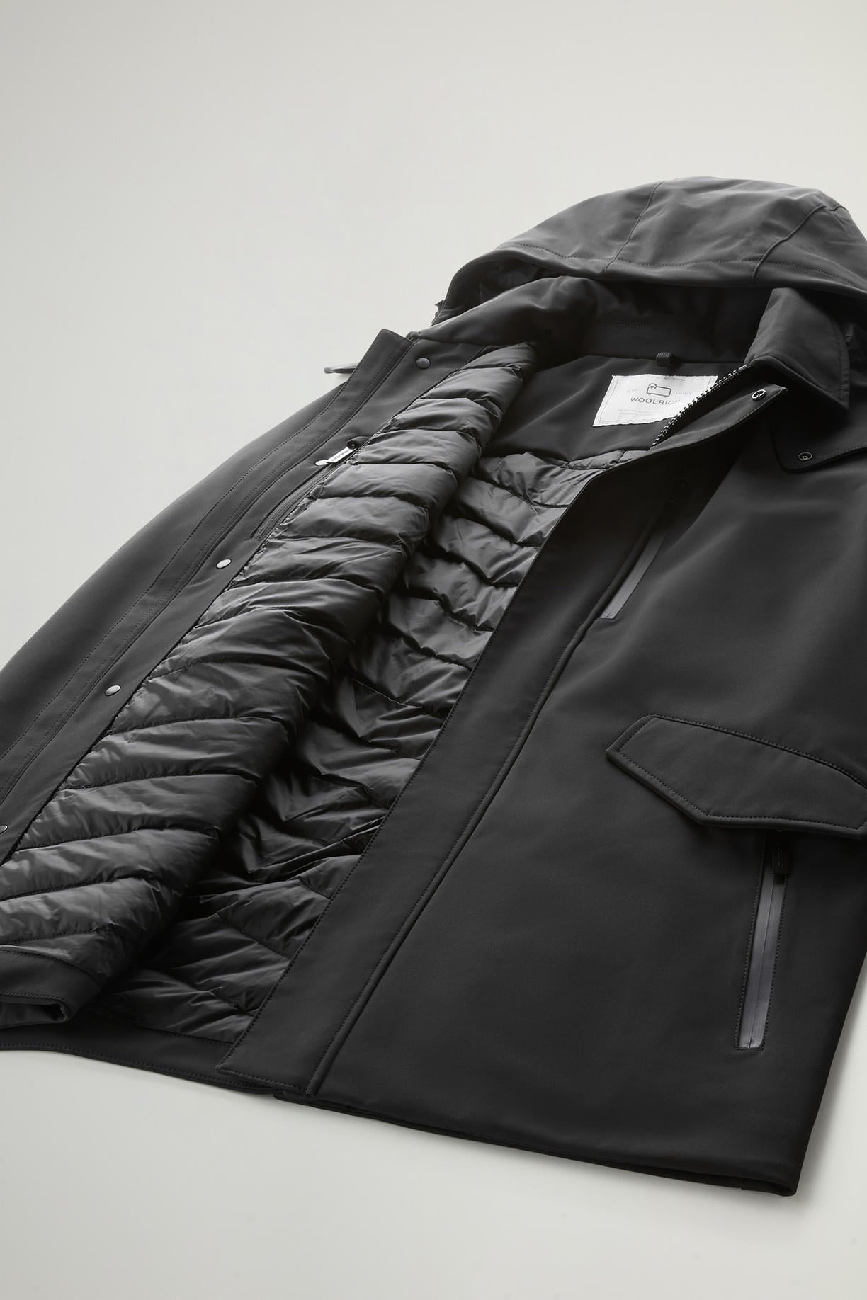 Barrow Mac Mantel aus Tech Softshell Black