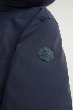 Arctic Parka aus Stretch-Nylon Blue