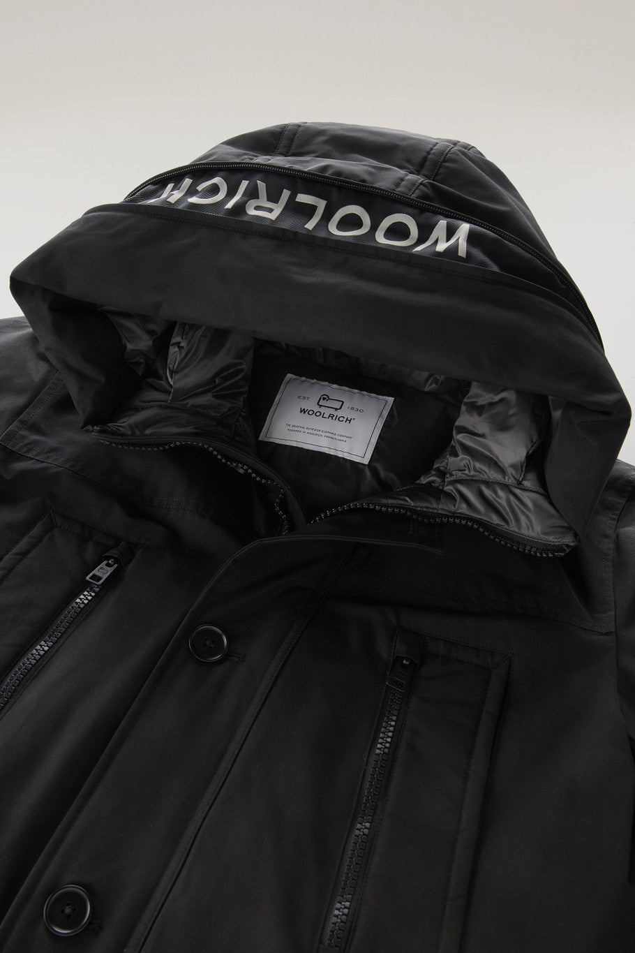 Woolrich Arctic Parka Evolution aus Ramar Cloth Black