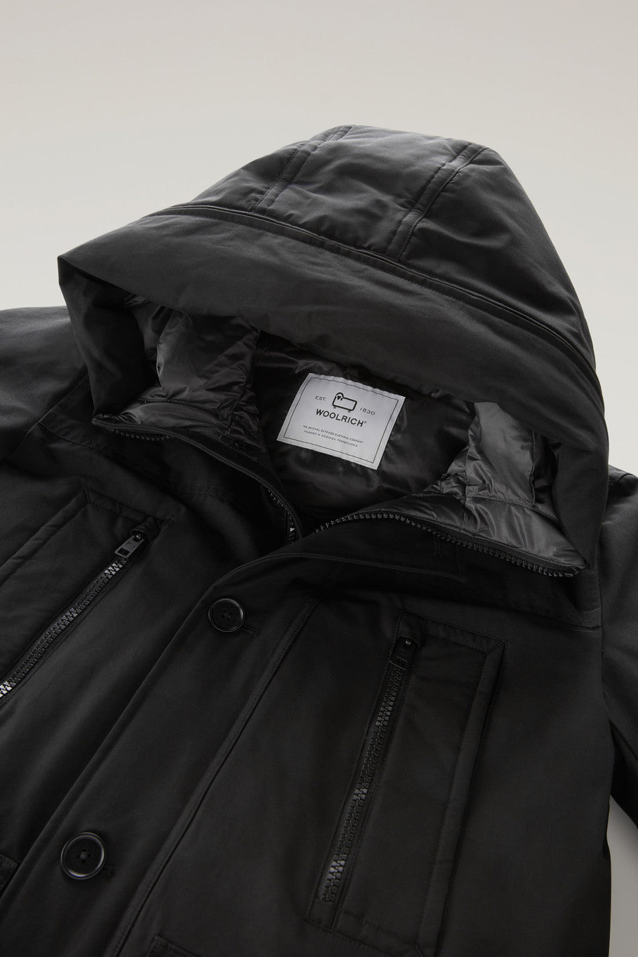 Woolrich Arctic Parka Evolution aus Ramar Cloth Black