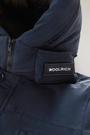 Woolrich Arctic Parka Evolution aus Ramar Cloth Melton Blue