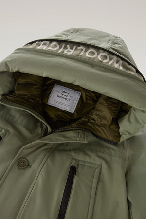 Woolrich Arctic Parka Evolution aus Ramar Cloth Tundra Grey