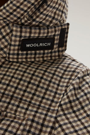 Woolrich Arctic Parka Evolution aus recycelter, italienischer Wolle - Cream Check