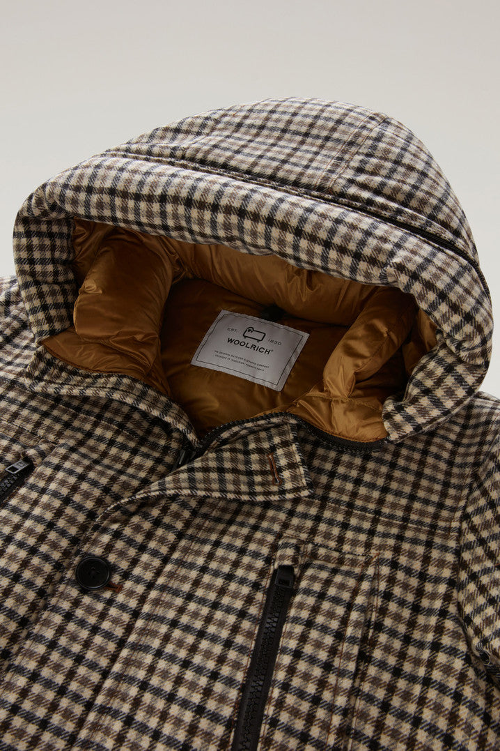 Woolrich Arctic Parka Evolution aus recycelter, italienischer Wolle - Cream Check