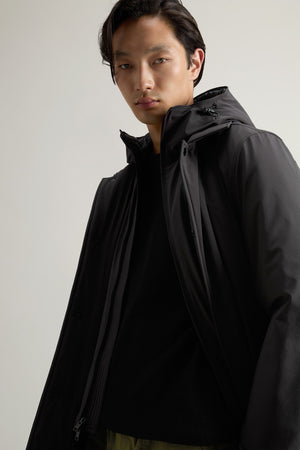2-in-1-Mantel aus Stretchnylon