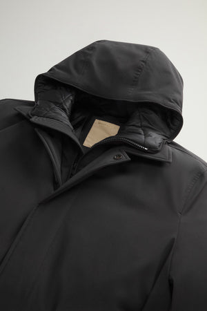 2-in-1-Mantel aus Stretchnylon