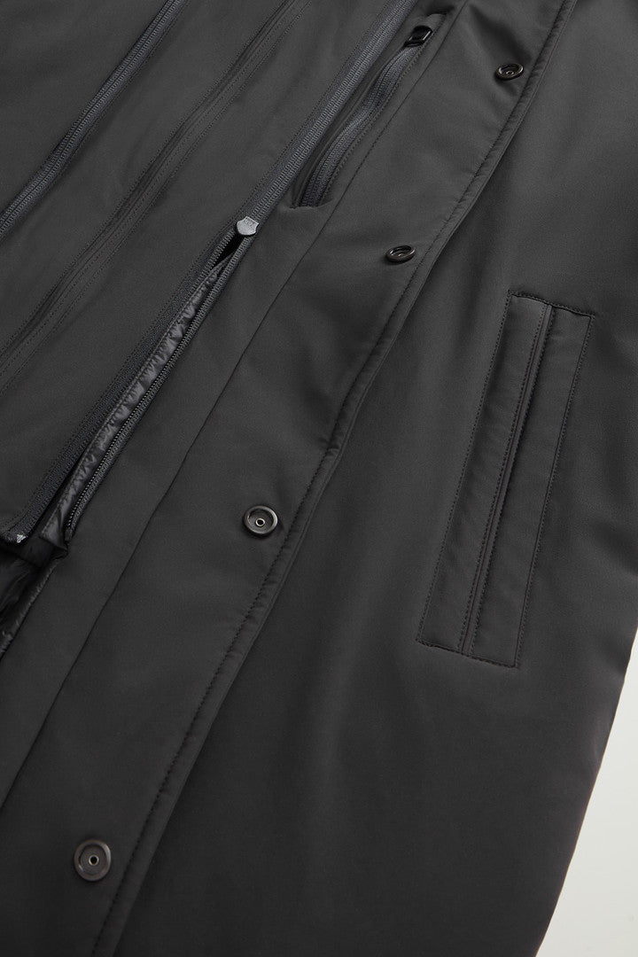 2-in-1-Mantel aus Stretchnylon