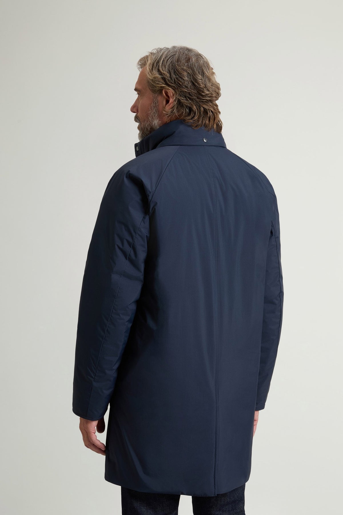 MICRO RIPSTOP COAT MELTON BLUE