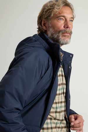 MICRO RIPSTOP COAT MELTON BLUE