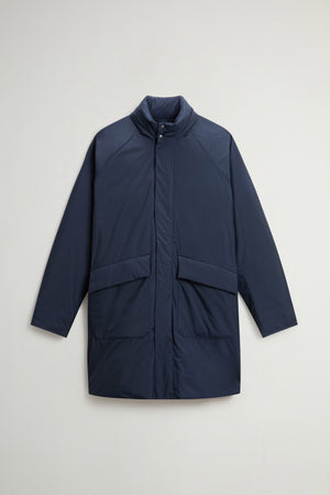 MICRO RIPSTOP COAT MELTON BLUE
