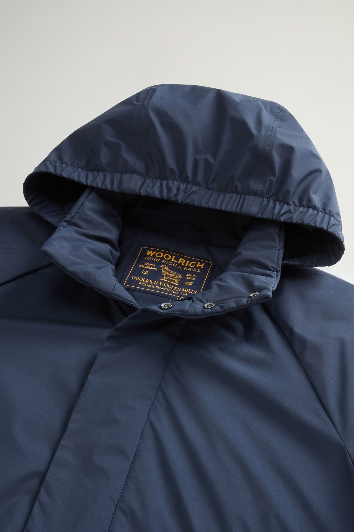 MICRO RIPSTOP COAT MELTON BLUE