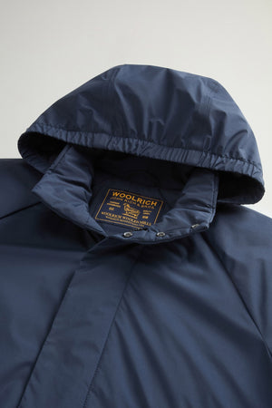 MICRO RIPSTOP COAT MELTON BLUE