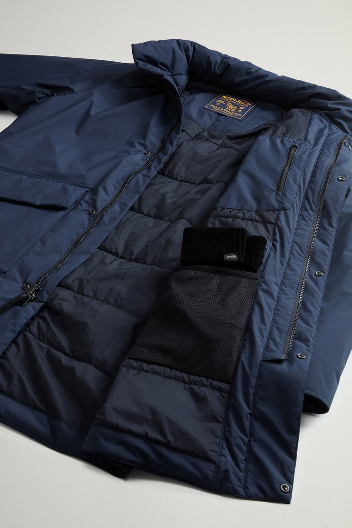 MICRO RIPSTOP COAT MELTON BLUE
