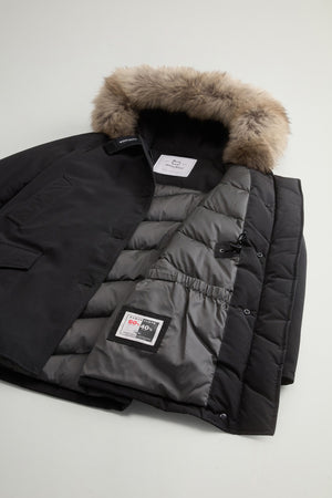 Arctic Parka aus Ramar Cloth mit vier Taschen und abnehmbarem Pelz