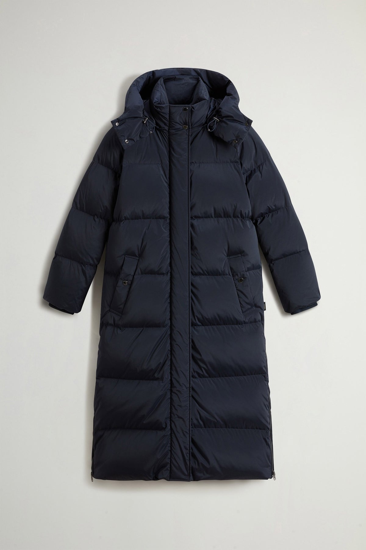 KELLY LONG PARKA MELTON BLUE