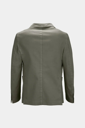 SINGLE BREASTED JACKET FILIPPO GABARDINE RELAX GREEN
