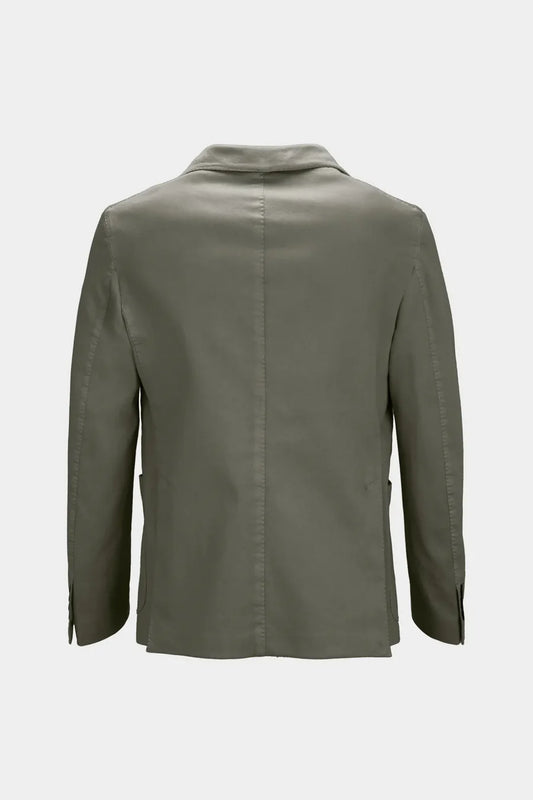 SINGLE BREASTED JACKET FILIPPO GABARDINE RELAX GREEN