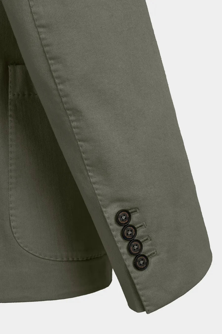 SINGLE BREASTED JACKET FILIPPO GABARDINE RELAX GREEN