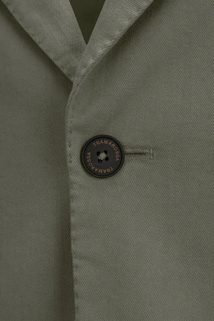 SINGLE BREASTED JACKET FILIPPO GABARDINE RELAX GREEN