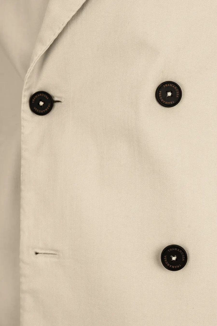 DOUBLE BREASTED JACKET GIACOMO GABARDINE RELAX LIGHT BEIGE