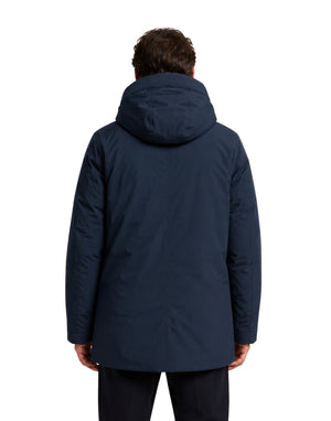 CLOUD PARKA MELTON BLUE