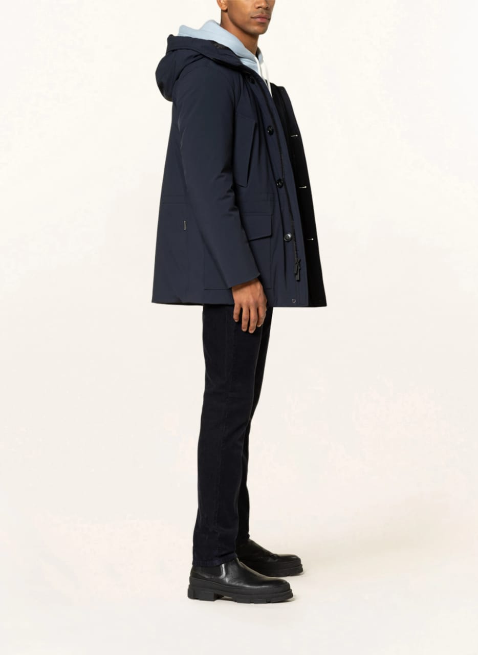 Stretch Arctic Melton Blue