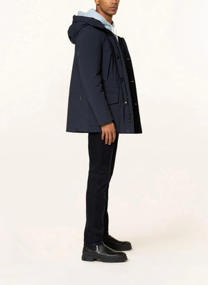 Stretch Arctic Melton Blue