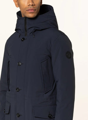 Stretch Arctic Melton Blue