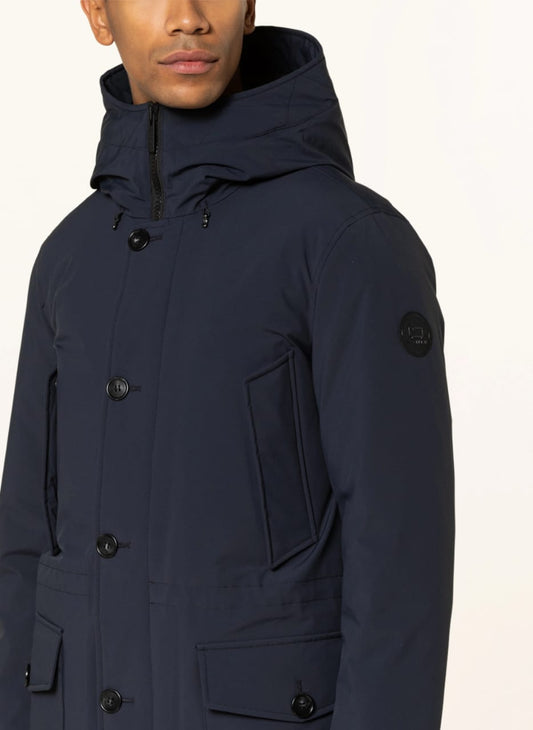 Stretch Arctic Melton Blue