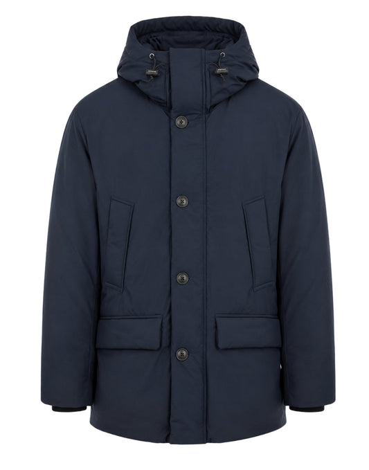 CLOUD PARKA MELTON BLUE