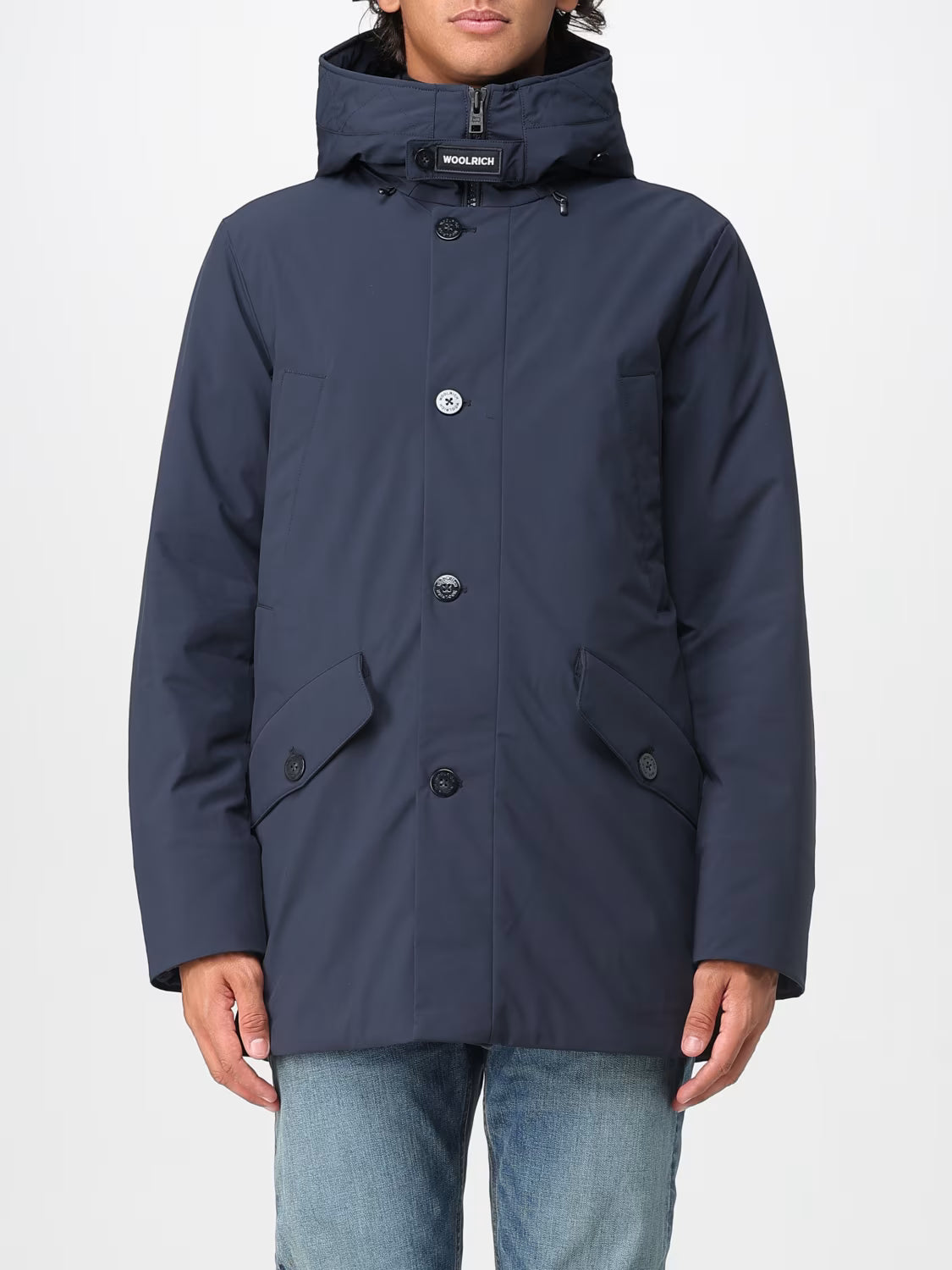 STRETCH ARCTIC PARKA MELTON BLUE